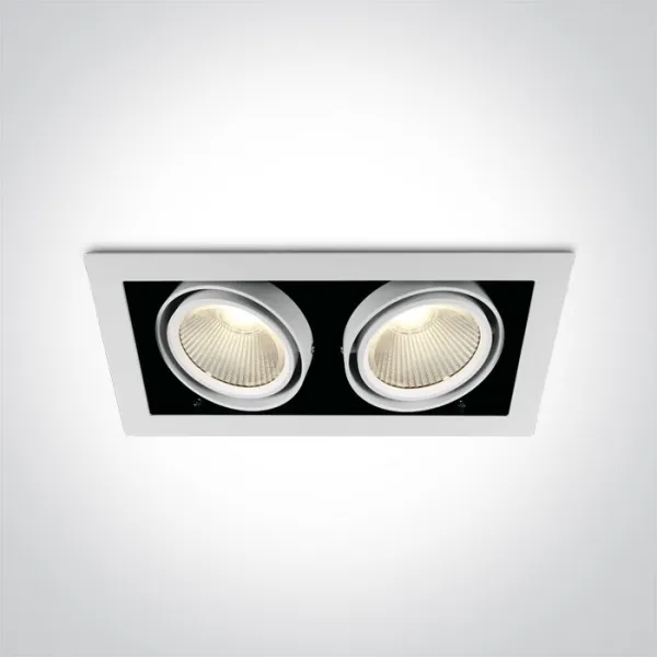 ONE Light | 51230/W/W WHITE COB LED 2x30W WW 38deg 230V