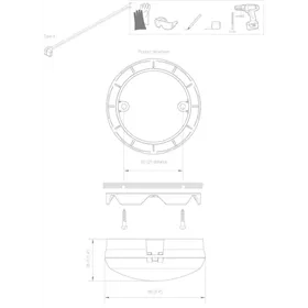 CORVI LED SURFACE 4 LIGHT 6W 4000K 675 люмен