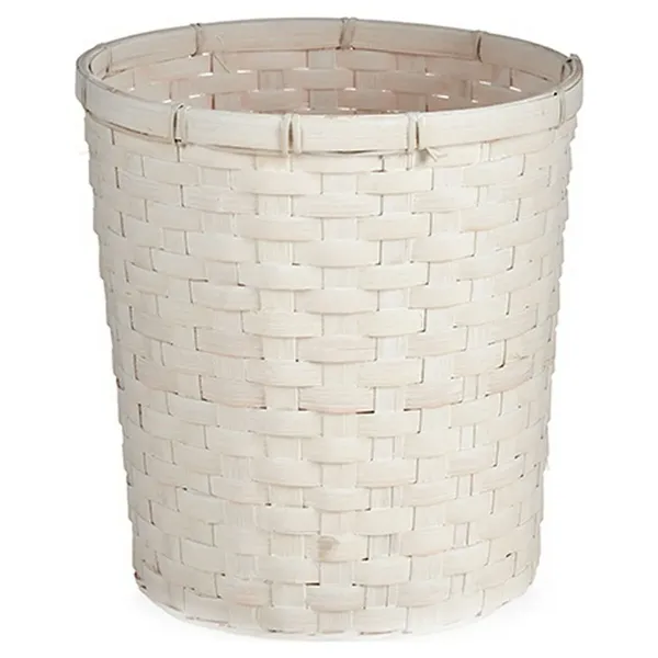 Buy ftom BrightLAB Planter White PVC Bamboo 25 x 24 x 25 cm