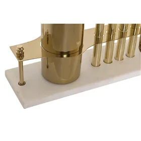 Buy ftom BrightLAB Cocktail Set DKD Home Decor 30 x 10 x 28 cm Stainless steel Copper White Marble