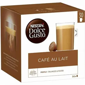 Buy ftom BrightLAB Coffee Capsules Nescafé Dolce Gusto Cafe Au Lait 1 Unit 30 Units