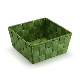 Basket Versa Medium Dark green Textile 19 x 9 x 19 cm