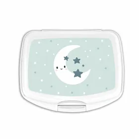 Sandwich Box Safta Luna Plastic Grey (17 x 6 x 14 cm)