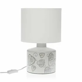 Desk lamp Versa Cozy Hearts Ceramic (22