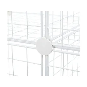 Shelves Confortime White 4 compartments Grille 35 x 35 cm
