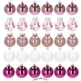 CA0889 CHRISTMAS BALLS 6 CM 30 PCS.
