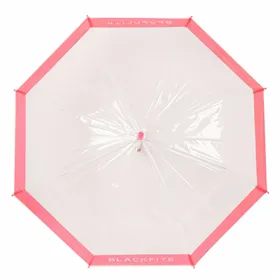 Umbrella BlackFit8 Glow up Pink Transparent PoE Ø 70 cm