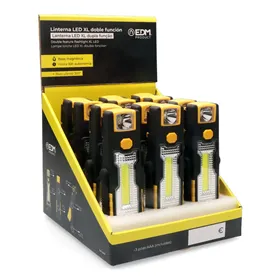 Torch LED EDM 36381 Cob XL 3 W Double-function Hook Magnet