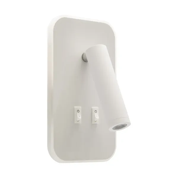 OTELLO LED D 6W+3W baltas