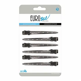 Hair clips Eurostil 6 Pinzas (6 uds)