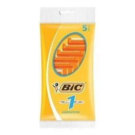 Manual shaving razor Bic Sensitive 1 (5 uds)