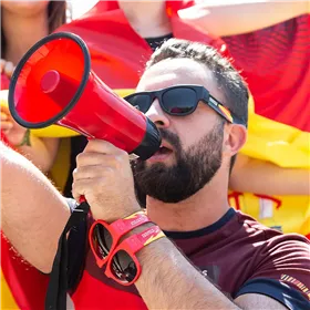 Sarullējamas saulesbrilles Sunfold Spain Red