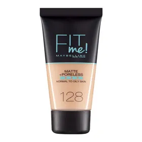 Maybelline Fit Me Matte Poreless Foundation 128 Warm