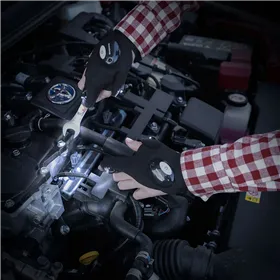 Gloves with LED Light Gleds InnovaGoods 2 Units