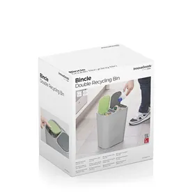 Buy ftom BrightLAB Double Recycling Bin Bincle InnovaGoods