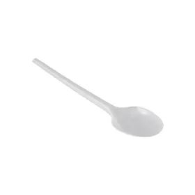 Buy ftom BrightLAB Set of Spoons Algon White Reusable 12,5 cm 100 Units