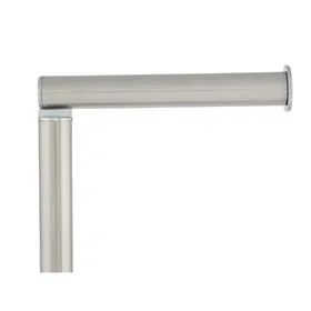 Toilet Roll Holder Metal Silver (54 cm)