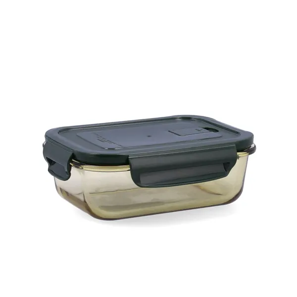 Buy ftom BrightLAB Hermetic Lunch Box Bidasoa Infinity Rectangular Green Yellow Glass 630 ml