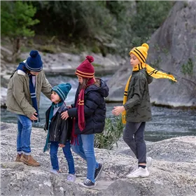 Hat & Gloves Harry Potter Dark green