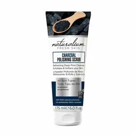 Body Exfoliator Naturalium Fresh Skin 175 ml Active charcoal