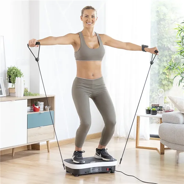Buy ftom BrightLAB Vibration Training Plate with Accessories and Exercise Guide Vybeform InnovaGoods