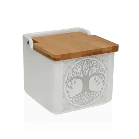 Salt Shaker with Lid Versa Idun 12,2 x 11,5 x 12,2 cm Ceramic