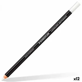 Pencils Staedtler Lumocolor Permanent Glasochrom Permanent White (12 Units)