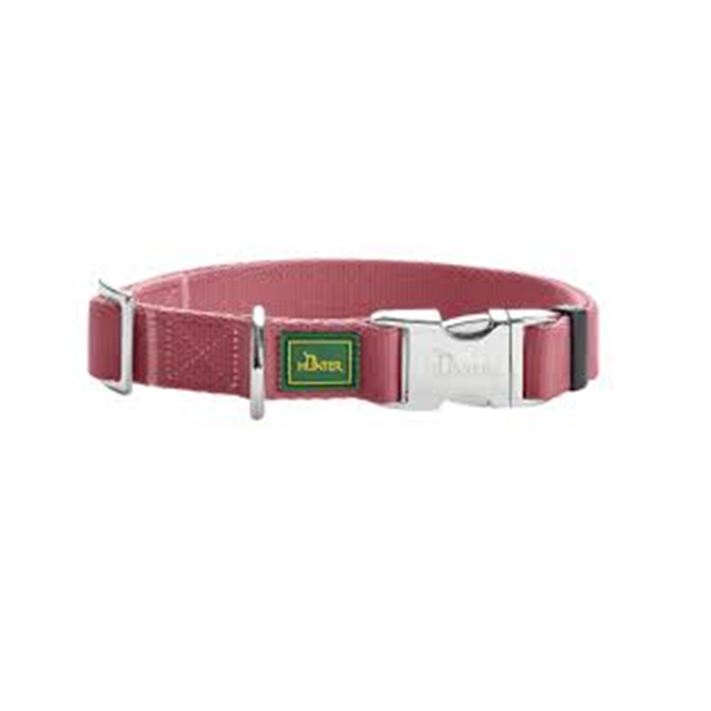 Dog collar Hunter Inari Red M 30-45 cm