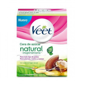 Body Hair Removal Cream Veet Cera Tibia Natural Argan Oil Sugar 250 ml