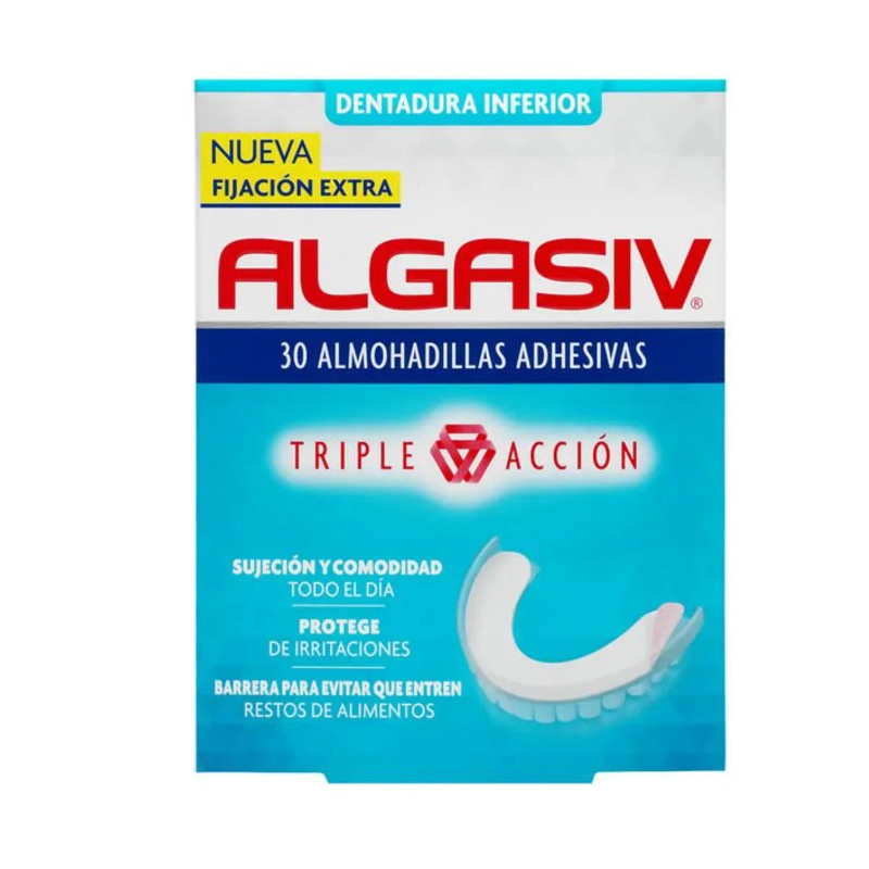 Algasiv Denture Fixative Seals Down 30 Units 