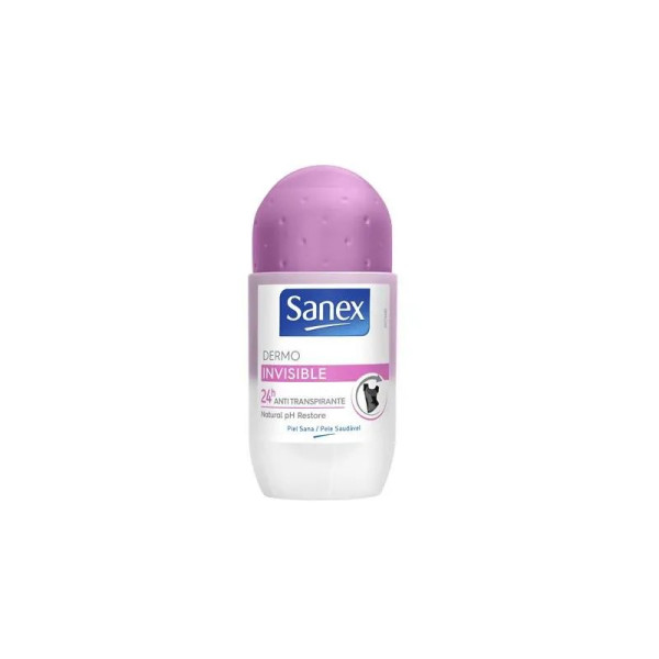 Roll-On Deodorant Sanex Dermo Invisible 50 ml