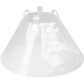 Elizabethan Dog Collar KVP Quick Fit Transparent (33-41 cm)