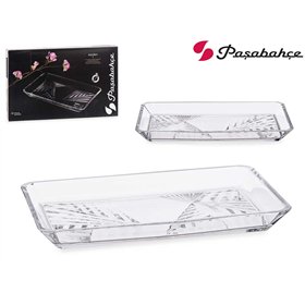 Tray Pasabahce 5798228 Transparent Crystal 16,5 x 2,6 x 27,5 cm