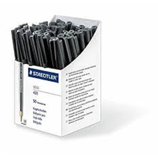 Pen Staedtler Stick 430 Black (50 Units)