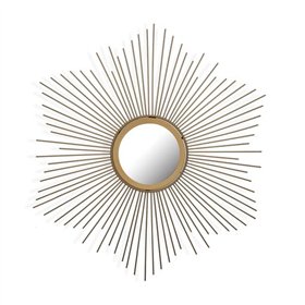 Wall mirror Versa Golden 1,2 x 50 x 50 cm Vintage (50 Pieces)