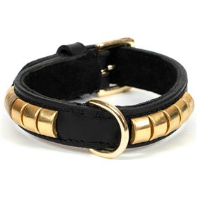 Dog collar Gloria Duna Black Golden (40 x 2 cm)