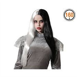 Halloween Wig Black White