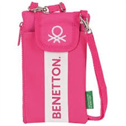 Purse Benetton Raspberry Mobile cover Fuchsia