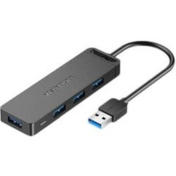USB-разветвитель Vention CHLBB Чёрный (1 штук)